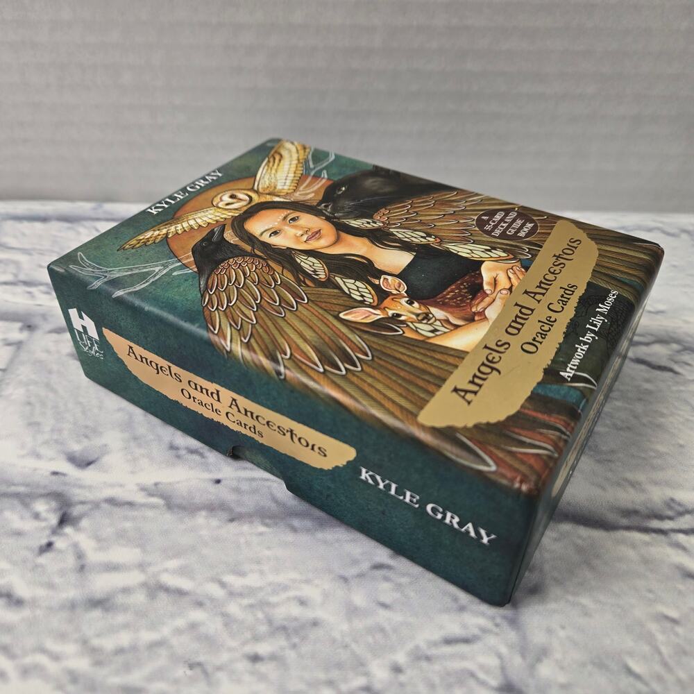Angels And Ancestors Oracle 55 Card Deck and Guidebook in Box by Kyle Gray - Picture 3 of 14